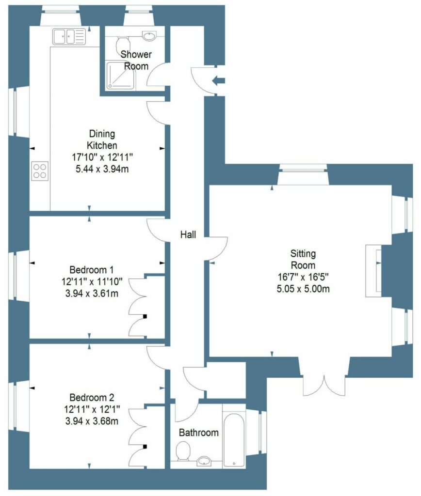 Garden Cottage floorplan